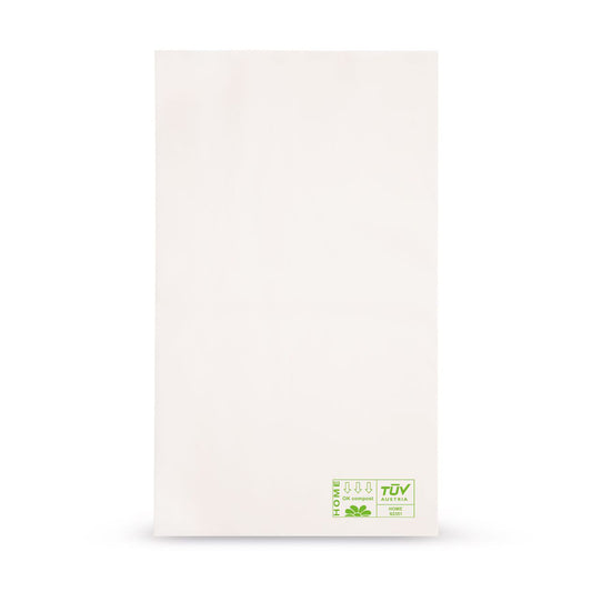 Sachet plat biodégradable PLA 50 µm — vue principale directement du fabricant Elke Plastic
