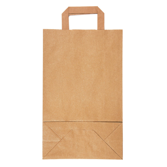 Sac papier kraft brun — vue des variantes de couleur pour différents rendus de marque