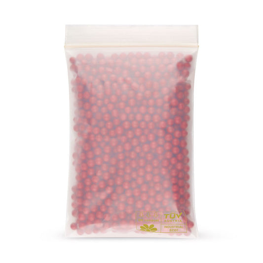 Sachet zip biodégradable sans bandes d'écriture PLA 50 µm — vue principale directement du fabricant Elke Plastic