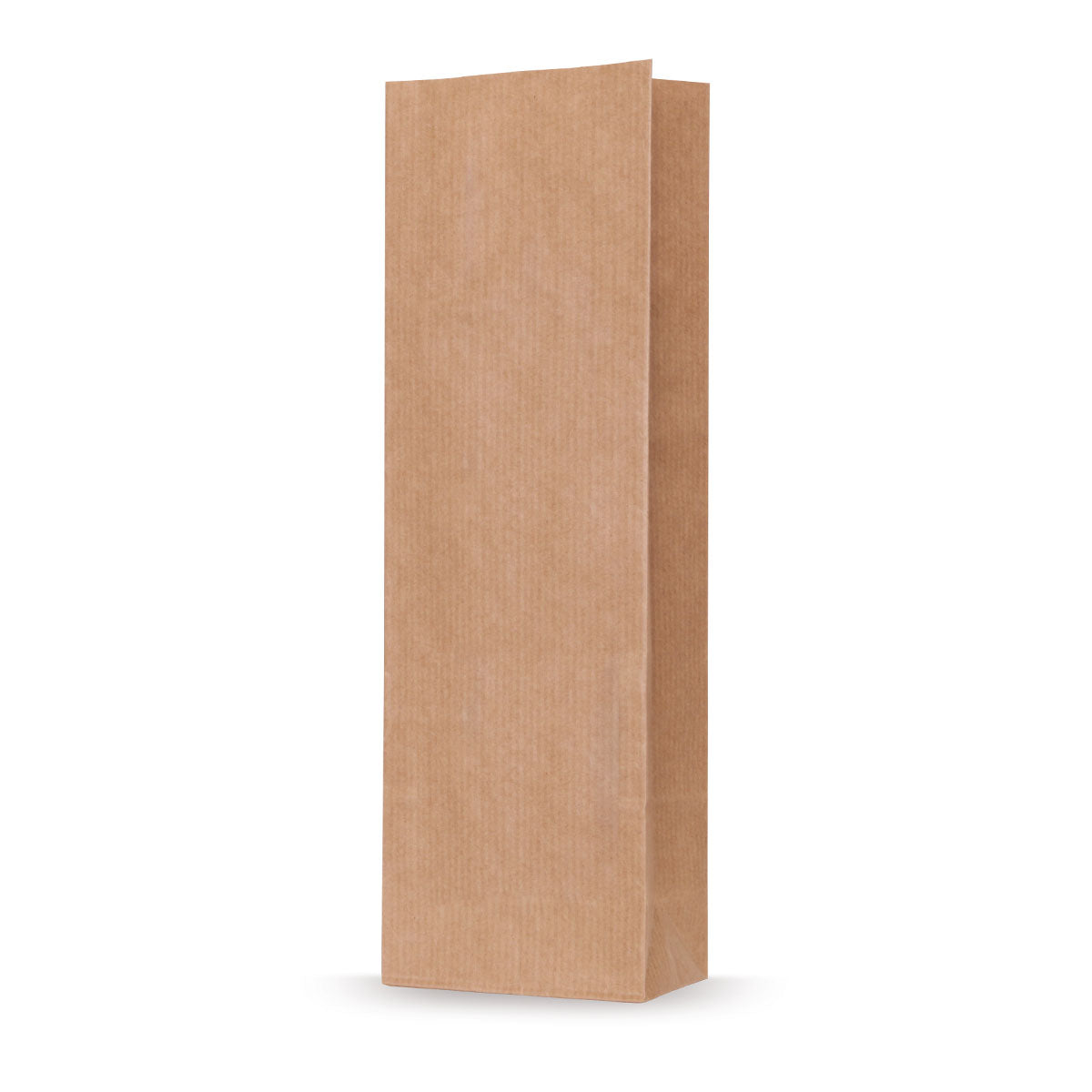 Sachet à fond plat papier kraft naturel — vue principale directement du fabricant Elke Plastic