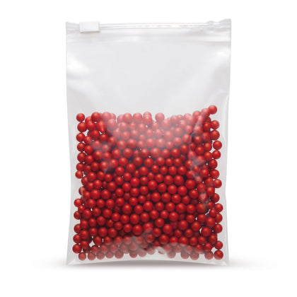 Sachet à curseur LDPE 60 - 70 µm — vue détaillée du matériau LDPE et de l'épaisseur du film
