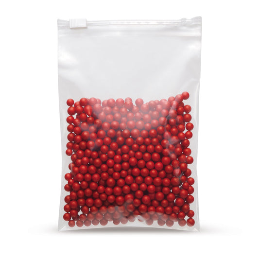 Sachet à curseur LDPE 60 - 70 µm — vue détaillée du matériau LDPE et de l'épaisseur du film