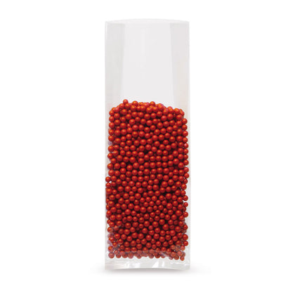 Sachet à soufflets avec soudure 30 µm — vue détaillée du matériau et de la qualité de finition